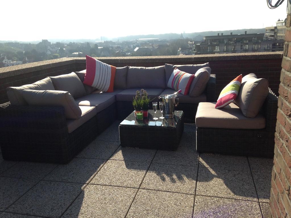 Appartamento Duplex Penthouse Plaza De Panne Camera foto